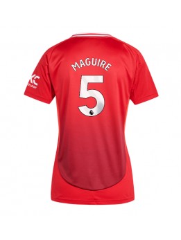 Manchester United Harry Maguire #5 Heimtrikot für Frauen 2024-25 Kurzarm